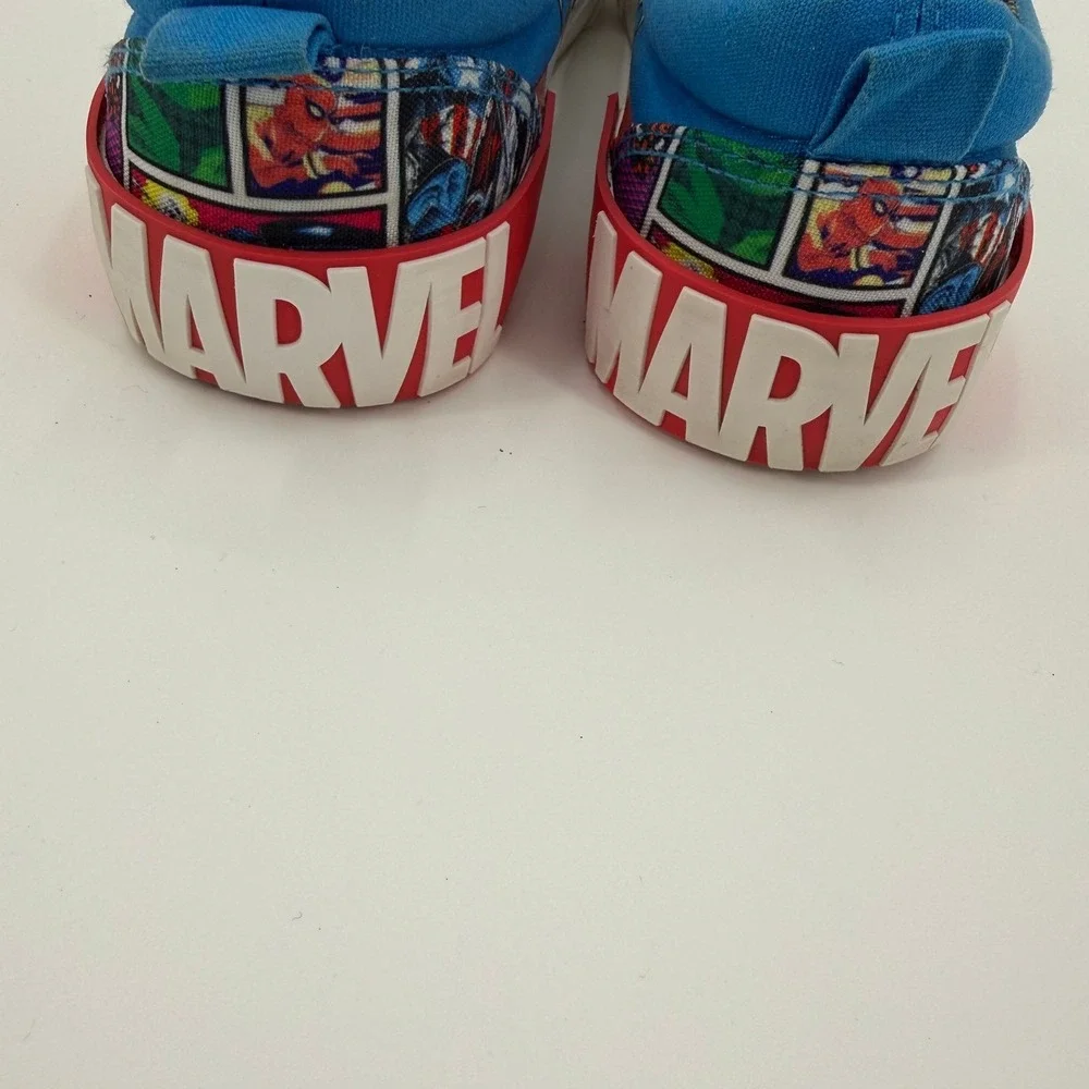 Marvel Ground Up Comic Book Pop‎ Art Superhero Slip-on Canvas Shoes Men Size 7